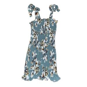 Free People Smocked Bodycon Mini Dress